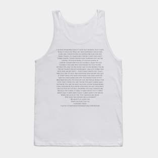 castiel confession speech supernatural destiel 2 Tank Top